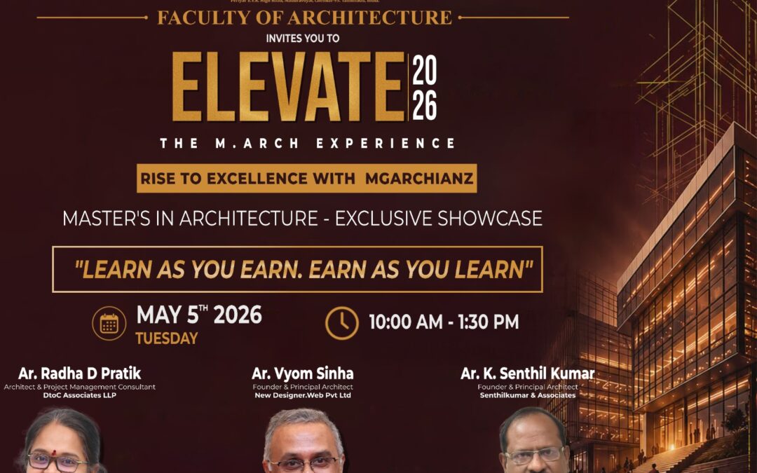 ELEVATE 2026 – The M.Arch Experience: Inspiring the Future of Architecture